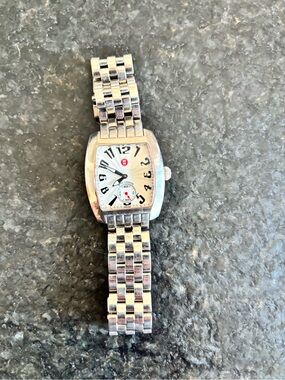 Michele Silver Tone Women's Bracelet Watch